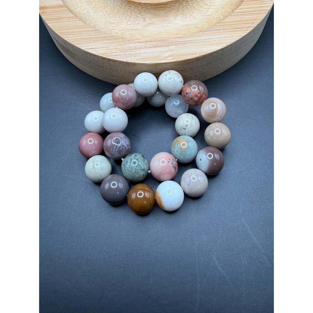 Alashan Agate 8mm Bracelet